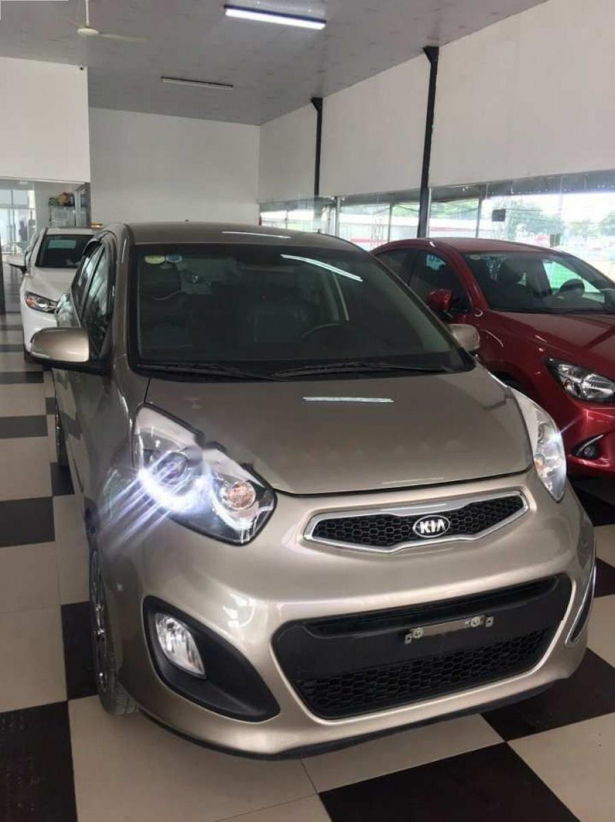 Kia Picanto S 1.25 AT 2013 - Bán xe Kia Picanto S sản xuất 2013, màu xám