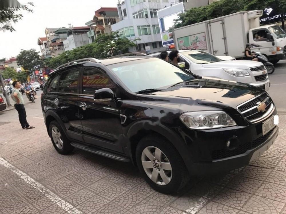 Chevrolet Captiva LTZ 2008 - Cần bán Chevrolet Captiva LTZ sản xuất năm 2008, màu đen số tự động