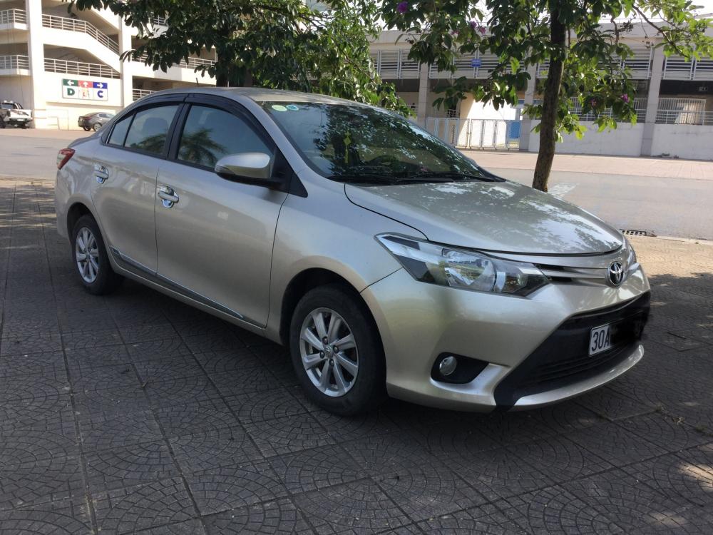 Toyota Vios E 2015 - Bán Toyota Vios E 2015, màu vàng, giá tốt 455 triệu