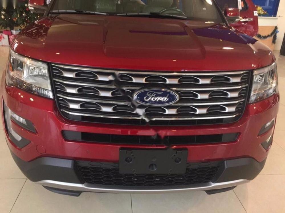 Ford Explorer Limited 2017 - Bán ô tô Ford Explorer Limited đời 2017, màu đỏ, xe nhập