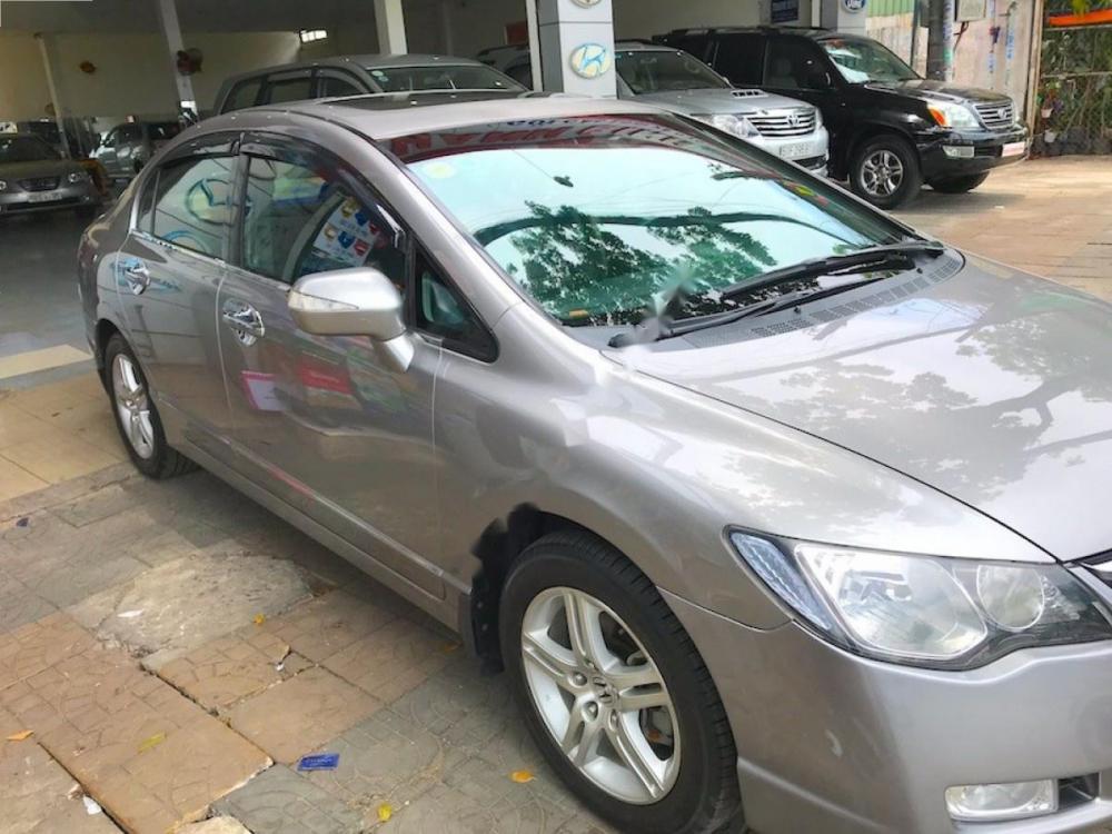 Honda Civic 2.0 2008 - Cần bán gấp Honda Civic 2.0 2008, màu xám số tự động, giá 420tr