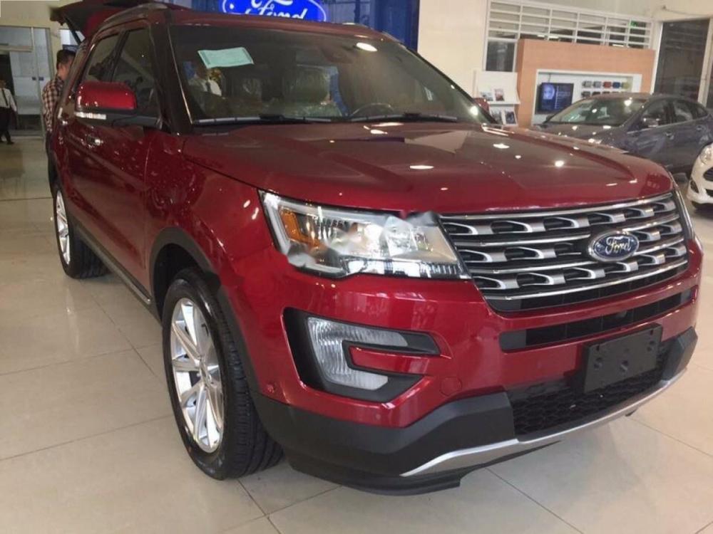 Ford Explorer Limited 2017 - Bán ô tô Ford Explorer Limited đời 2017, màu đỏ, xe nhập