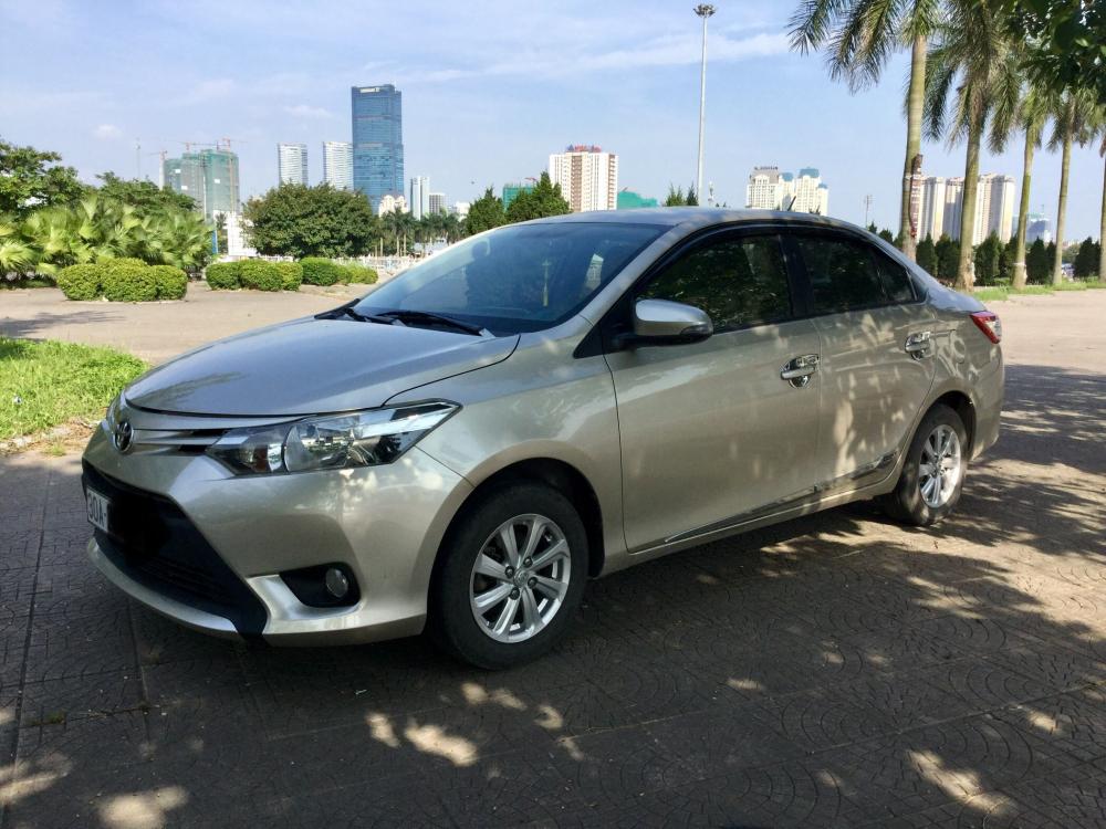 Toyota Vios E 2015 - Bán Toyota Vios E 2015, màu vàng, giá tốt 455 triệu