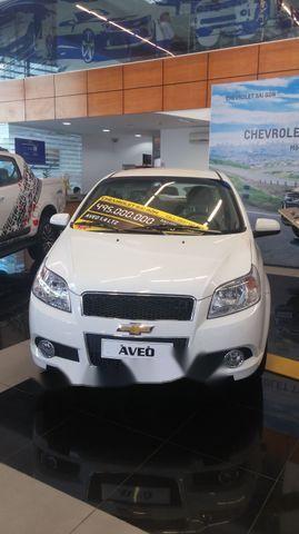 Chevrolet Aveo   MT  2018 - Bán Chevrolet Aveo MT sản xuất 2018, màu trắng