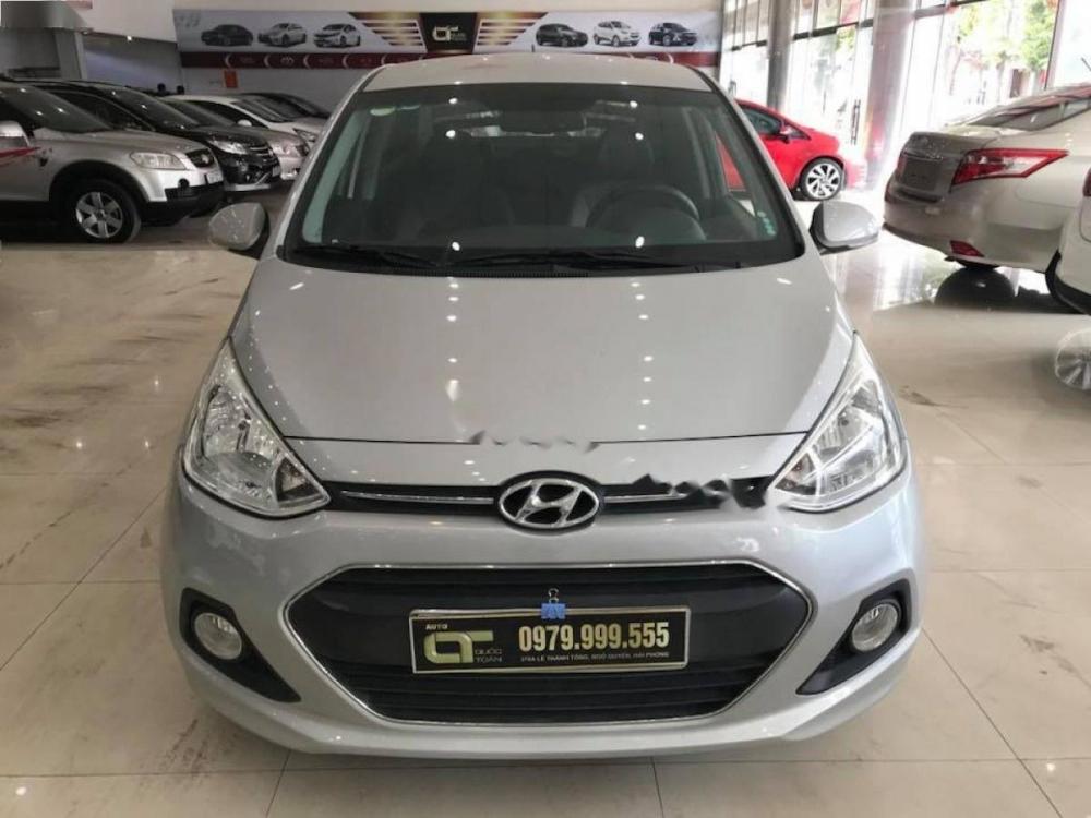 Hyundai Premio 2016 - Bán Hyundai Grand i10 năm sản xuất 2016, màu bạc, nhập khẩu  