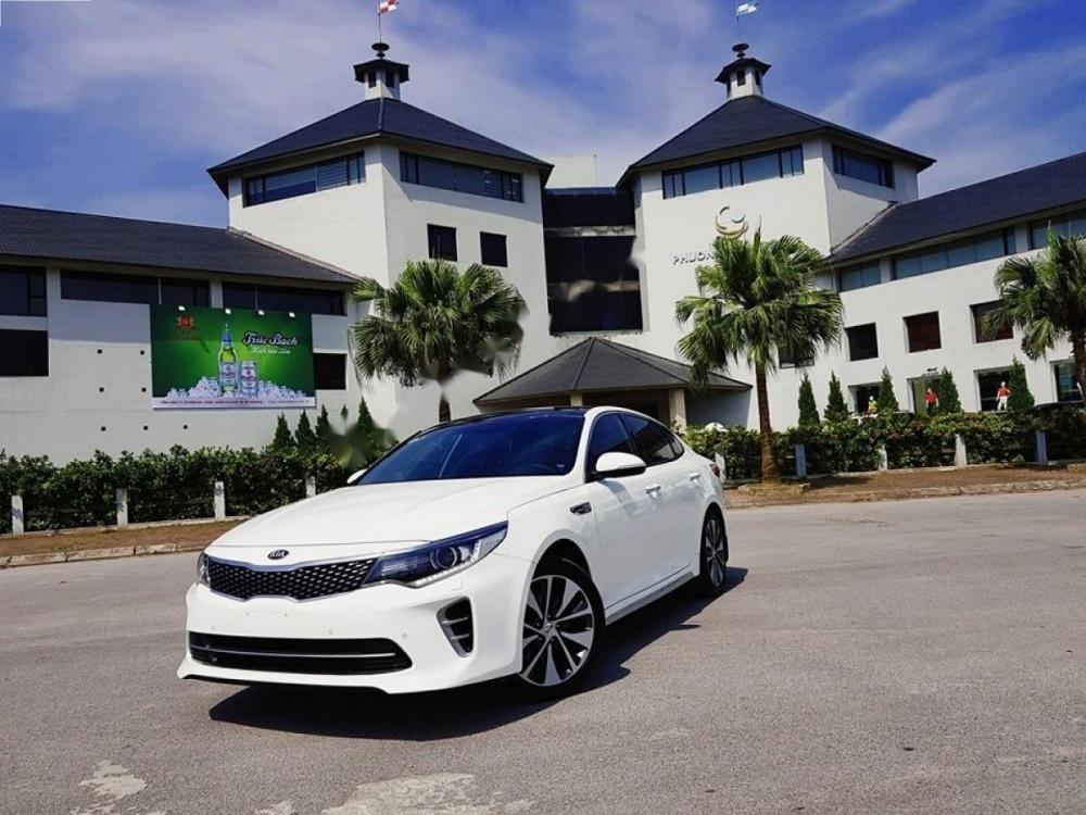 Kia Optima 2.4 GT line 2016 - Bán ô tô Kia Optima 2.4 GT line đời 2016, màu trắng, nhập khẩu nguyên chiếc