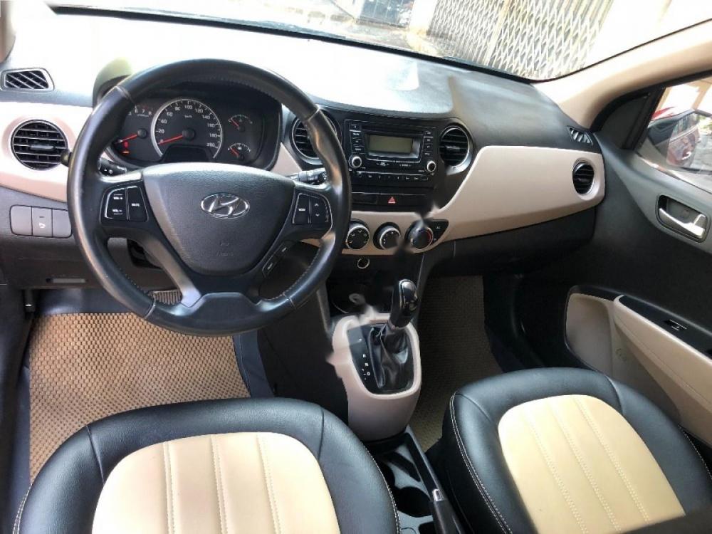 Hyundai Premio 1.0 AT 2015 - Bán xe Hyundai Grand i10 1.0 AT sản xuất 2015, màu đỏ, nhập khẩu nguyên chiếc