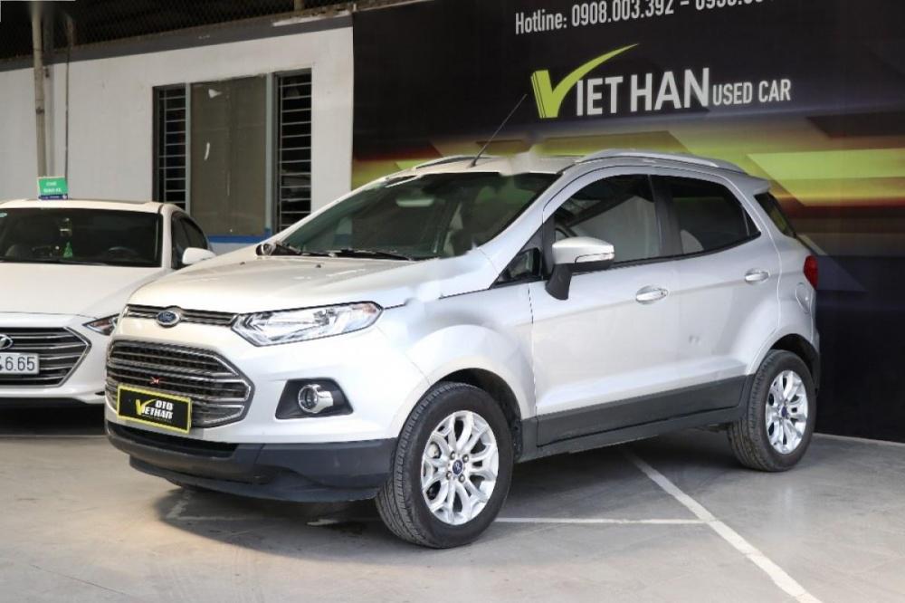 Ford EcoSport Titanium 1.5L AT 2015 - Bán Ford EcoSport Titanium 1.5L AT sản xuất 2015, màu bạc giá cạnh tranh