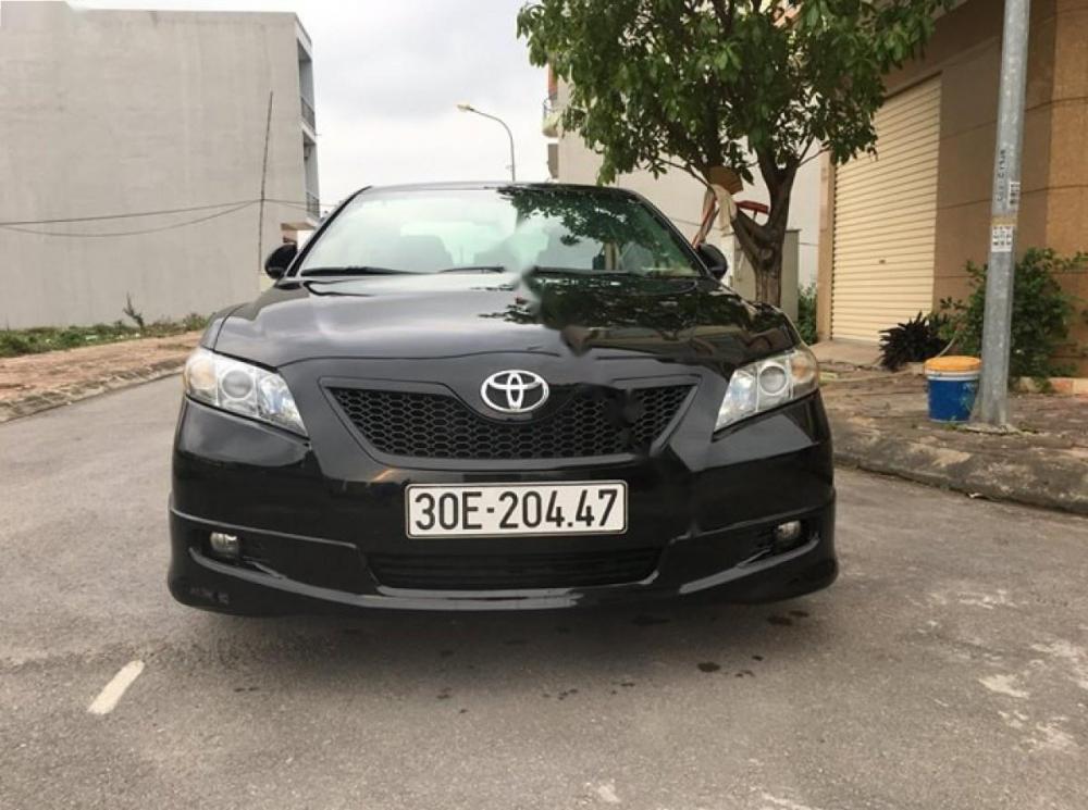 Toyota Camry SE 2.4 2007 - Cần bán lại xe Toyota Camry SE sản xuất năm 2007, màu đen, nhập khẩu chính chủ