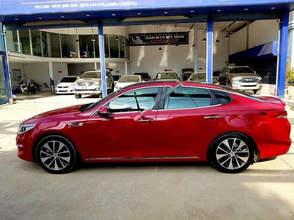 Kia Optima 2.0 AT 2016 - Cần bán lại xe Kia Optima 2.0 AT năm 2016, màu đỏ, nhập khẩu nguyên chiếc, giá 750tr