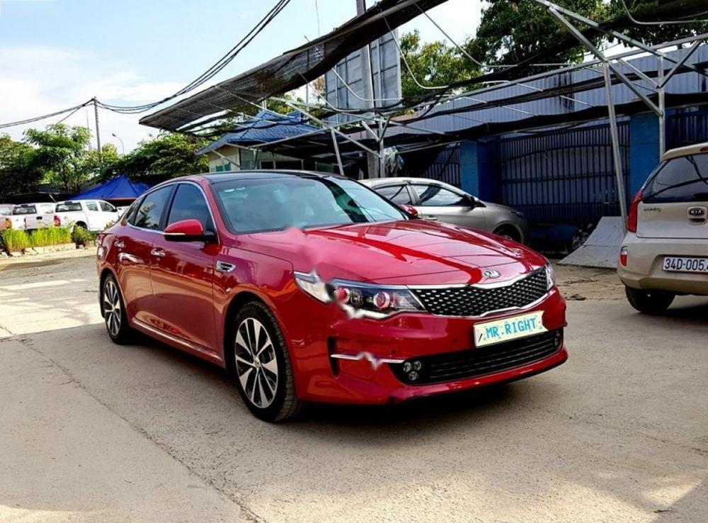 Kia Optima 2.0 AT 2016 - Cần bán lại xe Kia Optima 2.0 AT năm 2016, màu đỏ, nhập khẩu nguyên chiếc, giá 750tr