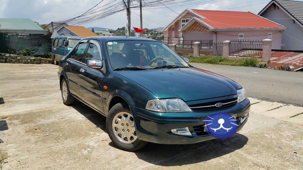 Ford Laser Deluxe 1.6 MT 2001 - Bán gấp Ford Laser Deluxe 1.6 MT đời 2001, màu xanh lam, giá 165 triệu