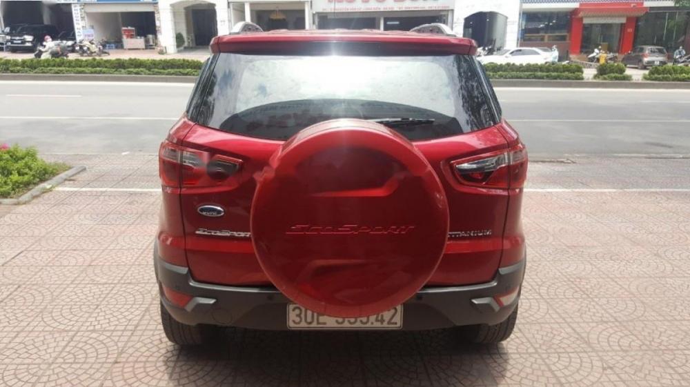 Ford EcoSport Titanium 1.5L AT 2016 - Cần bán lại xe Ford EcoSport Titanium 1.5L AT sản xuất 2016, màu đỏ như mới