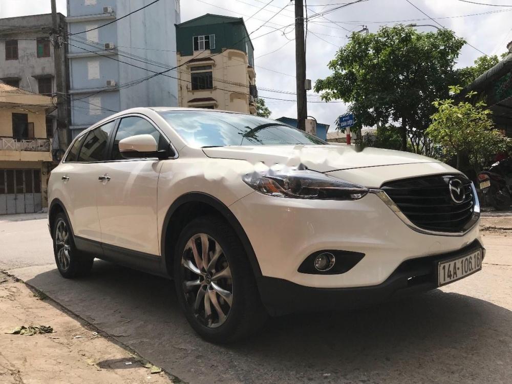 Mazda CX 9 3.7 AT AWD 2014 - Bán ô tô Mazda CX 9 3.7 AT AWD 2014, màu trắng, xe nhập