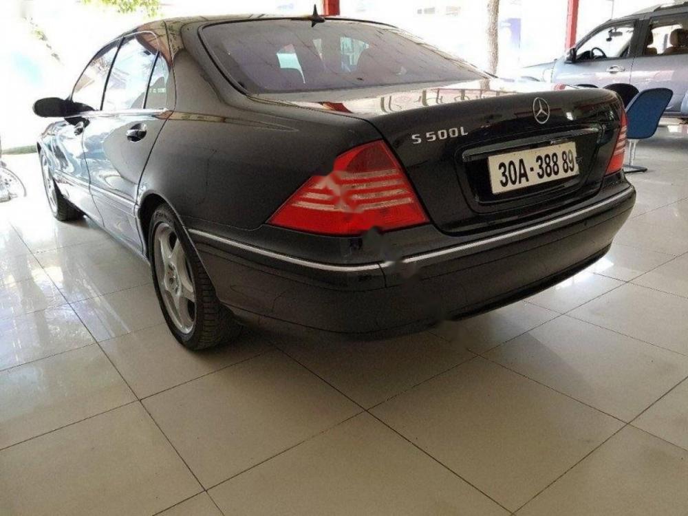 Mercedes-Benz S class 2004 - Cần bán lại xe Mercedes năm sản xuất 2004, màu đen, xe nhập, giá chỉ 445 triệu