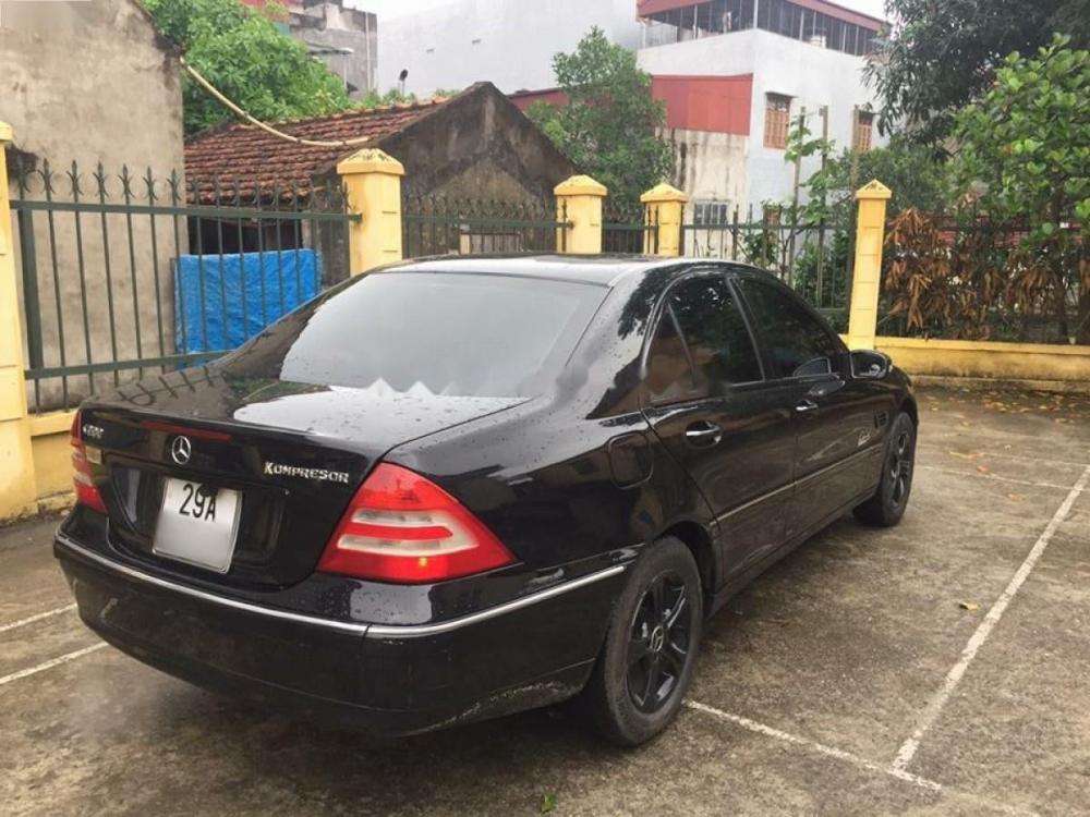 Mercedes-Benz C class  AT 2001 - Bán xe Mercedes C200 Kompressor AT đời 2001, màu đen