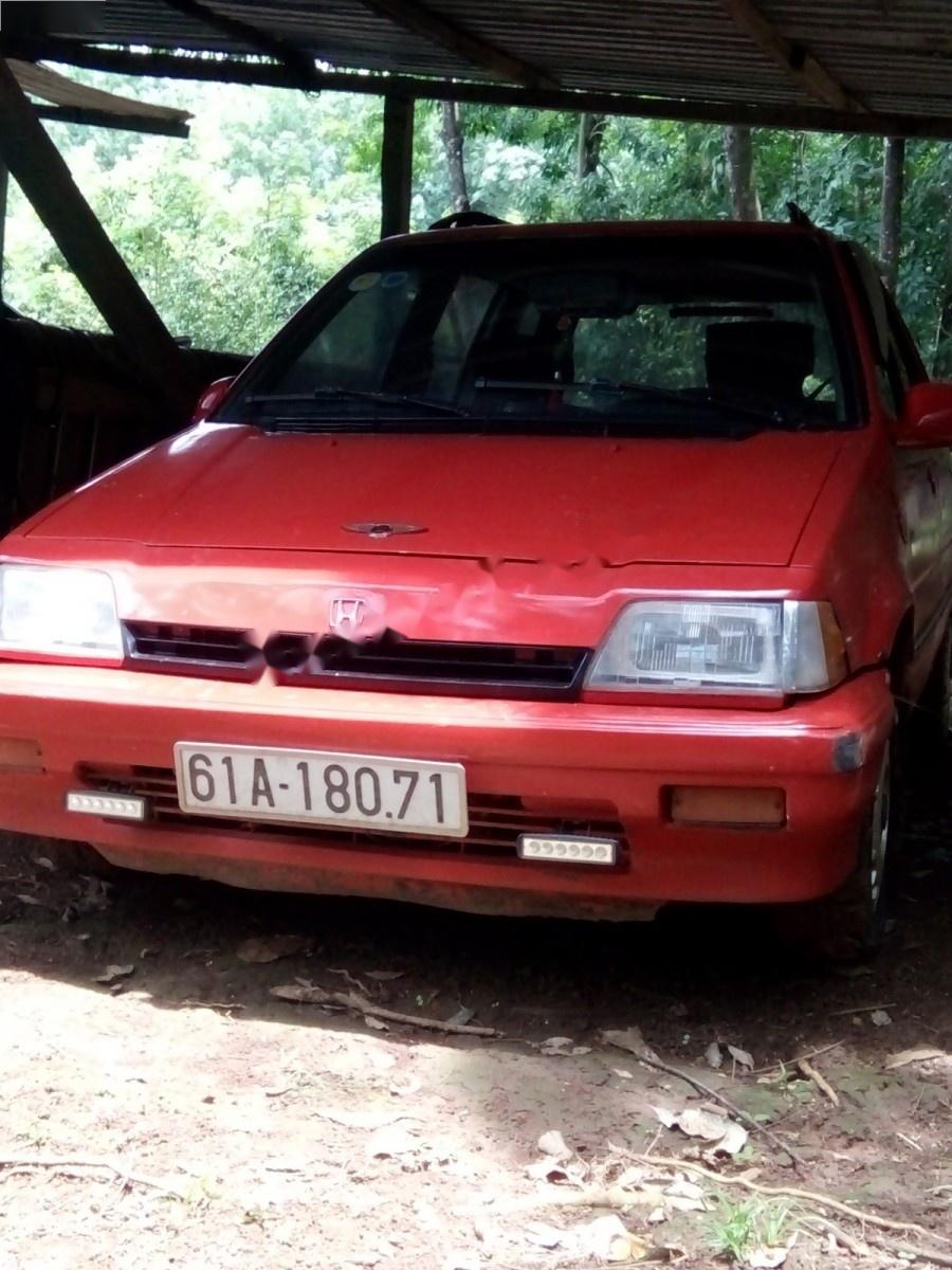 Honda Civic 1.3 MT  1990 - Bán Honda Civic 1.3 MT sản xuất năm 1990, màu đỏ, nhập khẩu giá cạnh tranh