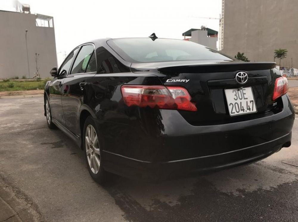 Toyota Camry SE 2.4 2007 - Cần bán lại xe Toyota Camry SE sản xuất năm 2007, màu đen, nhập khẩu chính chủ