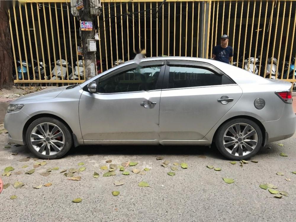 Kia Forte SX 1.6 AT 2012 - Cần bán gấp Kia Forte SX 1.6 AT sản xuất năm 2012, màu bạc, 444tr