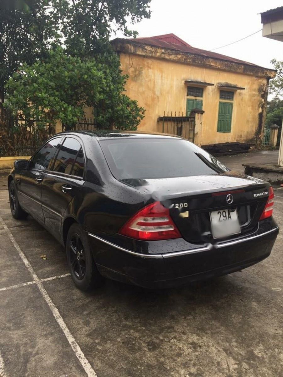 Mercedes-Benz C class  AT 2001 - Bán xe Mercedes C200 Kompressor AT đời 2001, màu đen