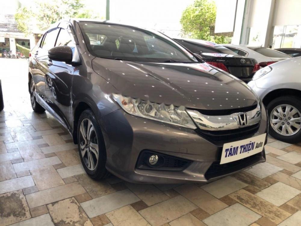 Honda City 2015 - Auto Tâm Thiện bán Honda City 2015, màu nâu số tự động