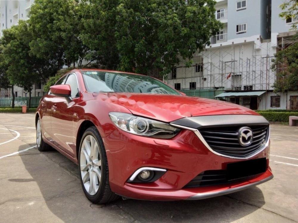 Mazda 6 AT 2015 - Bán Mazda 6 at sản xuất năm 2015, màu đỏ  