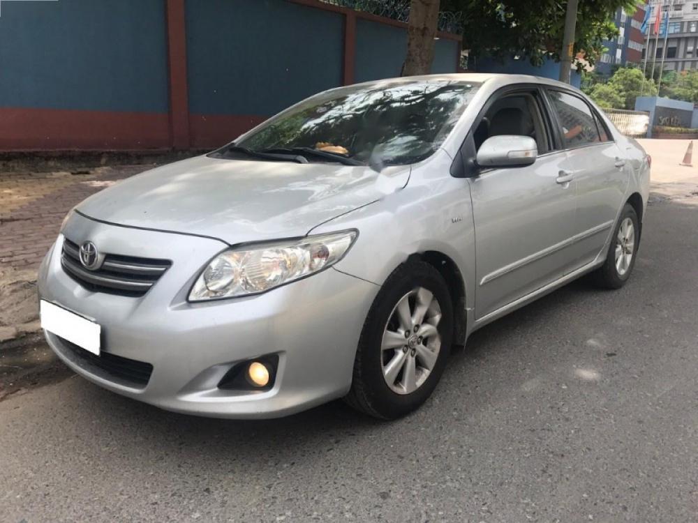 Toyota Corolla altis 1.8G AT 2009 - Bán xe Toyota Corolla altis 1.8G AT đời 2009, màu bạc  