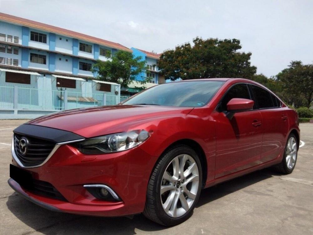 Mazda 6 AT 2015 - Bán Mazda 6 at sản xuất năm 2015, màu đỏ  