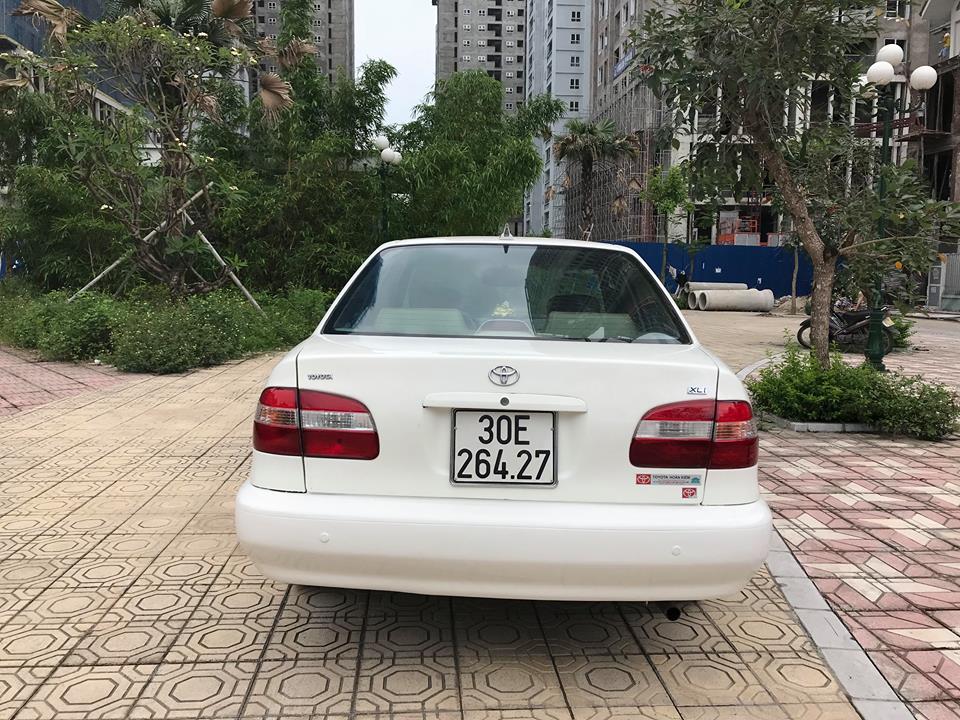 Toyota Corolla XLi 2001 - Bán xe Toyota Corolla XLi năm 2001, màu trắng, giá 130 triệu