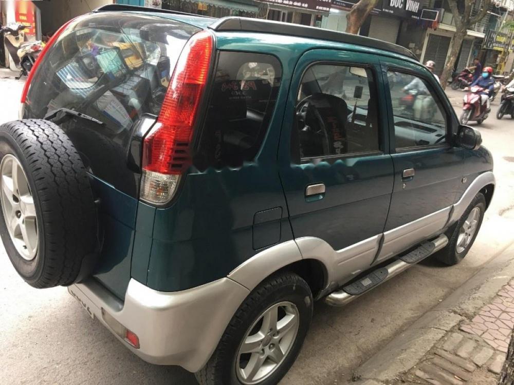 Daihatsu Terios 1.3 4x4 MT 2004 - Bán Daihatsu Terios MT 4WD sản xuất 2004, màu xanh