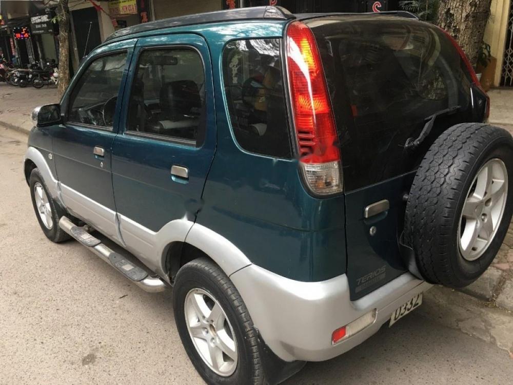 Daihatsu Terios 1.3 4x4 MT 2004 - Bán Daihatsu Terios MT 4WD sản xuất 2004, màu xanh