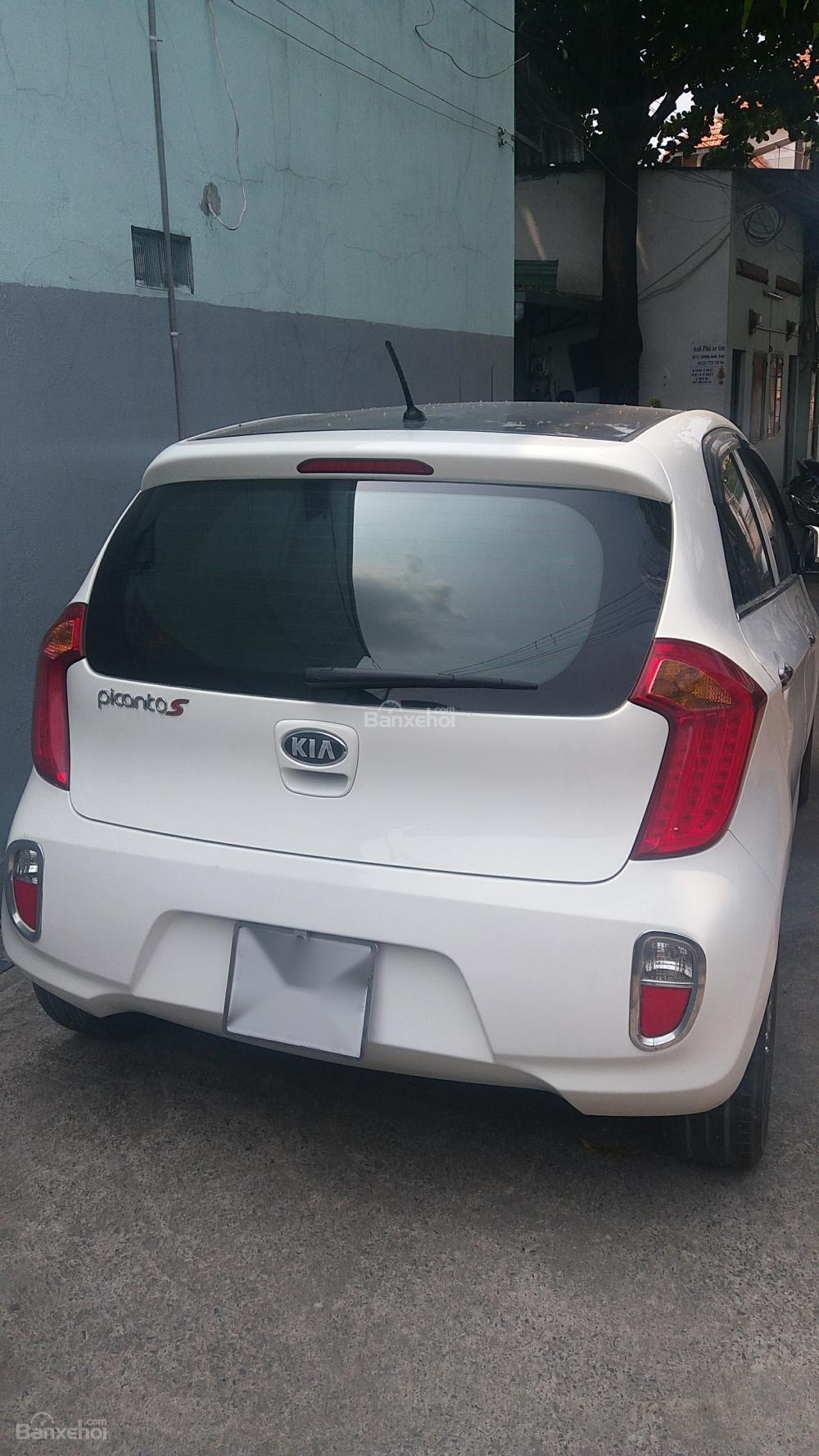 Kia Picanto S 2013 - Cần bán xe Kia Picanto S năm 2013, màu trắng, xe gia đình, giá 305tr