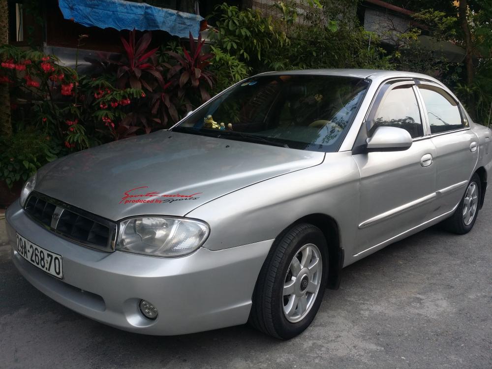 Kia Spectra 1.6  2005 - Cần bán Kia Spectra 1.6 số sàn, màu bạc