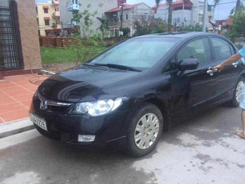 Honda Civic 1.8 MT 2008 - Bán Honda Civic 1.8 MT đời 2008, màu đen, 288tr