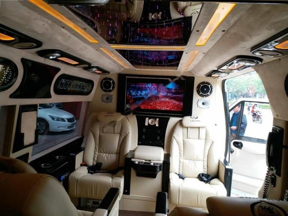 Ford Transit Limousine 2014 - Bán Ford Transit President đời 2014, màu trắng như mới