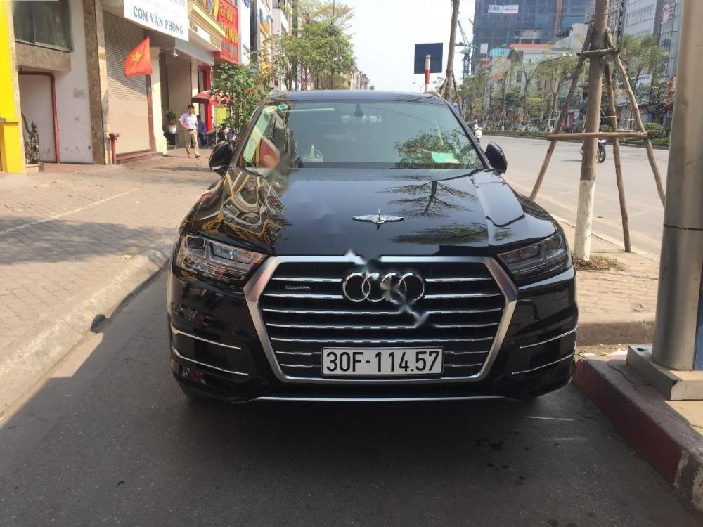 Audi Q7 2.0 AT 2016 - Bán xe Audi Q7 2.0 AT sản xuất 2016, màu đen, nhập khẩu ít sử dụng