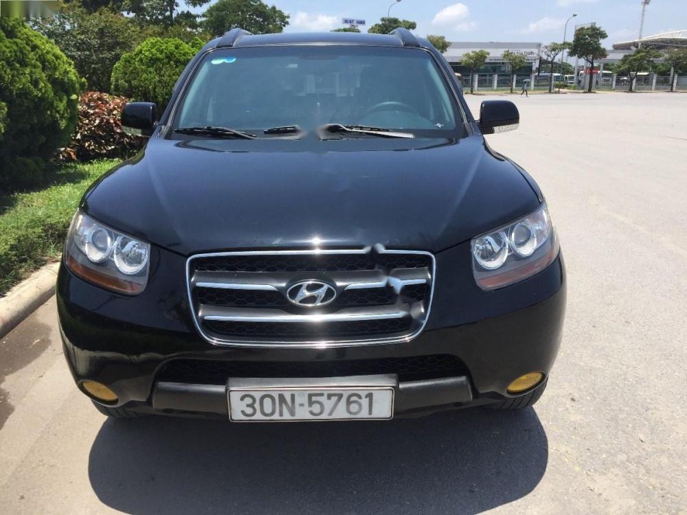 Hyundai Santa Fe MLX 2.0L 2008 - Cần bán gấp Hyundai Santa Fe MLX 2.0L sản xuất 2008, màu đen, xe nhập, giá tốt