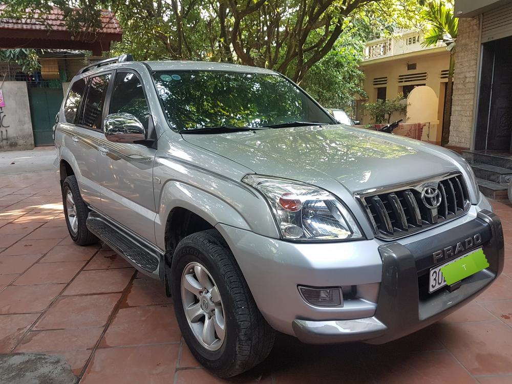 Toyota Land Cruiser Prado 2007 - Bán xe Toyota Land Cruiser Prado sản xuất 2007, màu bạc, nhập khẩu