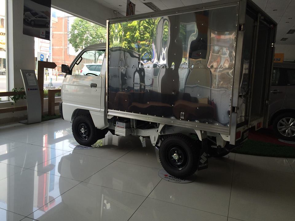 Suzuki Super Carry Truck 2018 - Bán xe tải Suzuki Truck 495kg -Thùng inox 4 lớp chất lượng cao- chạy giờ cấm - khuyến mãi hấp dẫn liên hệ ngay