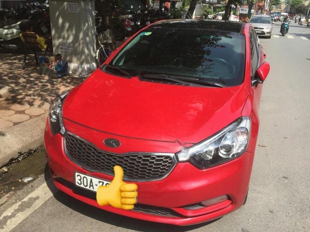 Kia K3 1.6 AT 2015 - Bán ô tô Kia K3 1.6 AT đời 2015, màu đỏ số tự động giá cạnh tranh