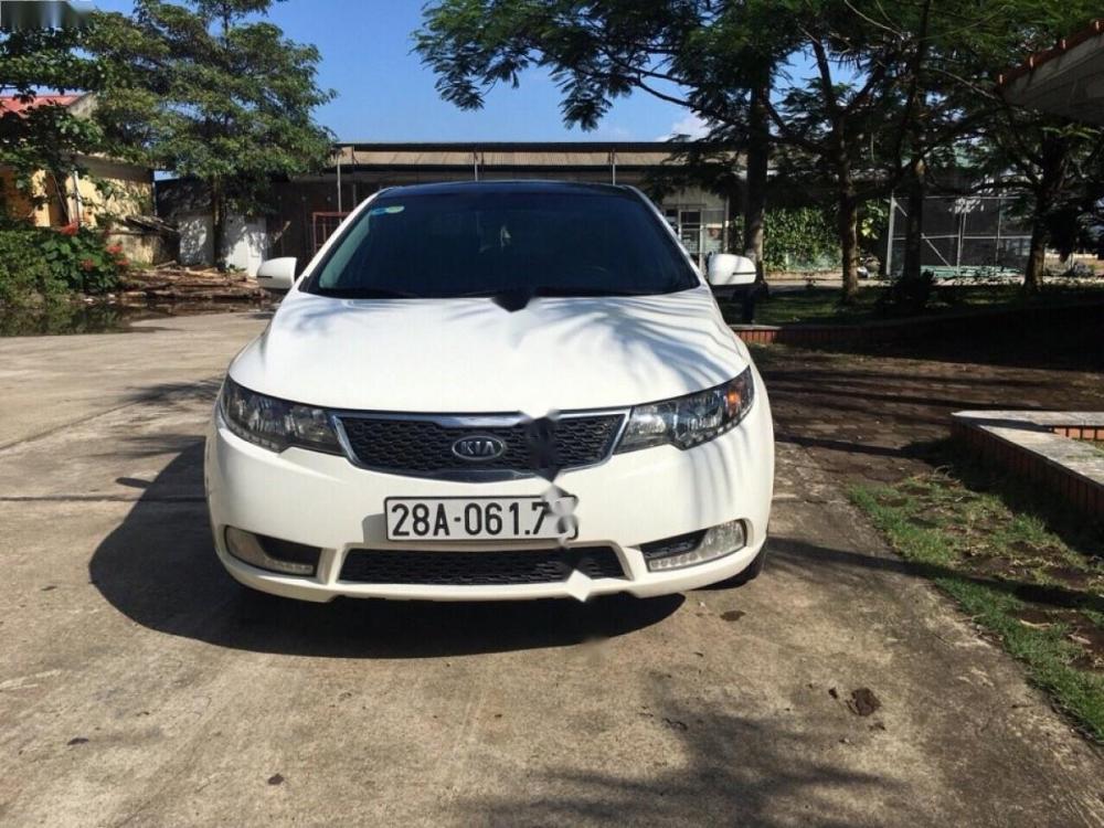 Kia Forte SX 1.6 AT 2013 - Cần bán gấp Kia Forte SX 1.6 AT sản xuất 2013, màu trắng