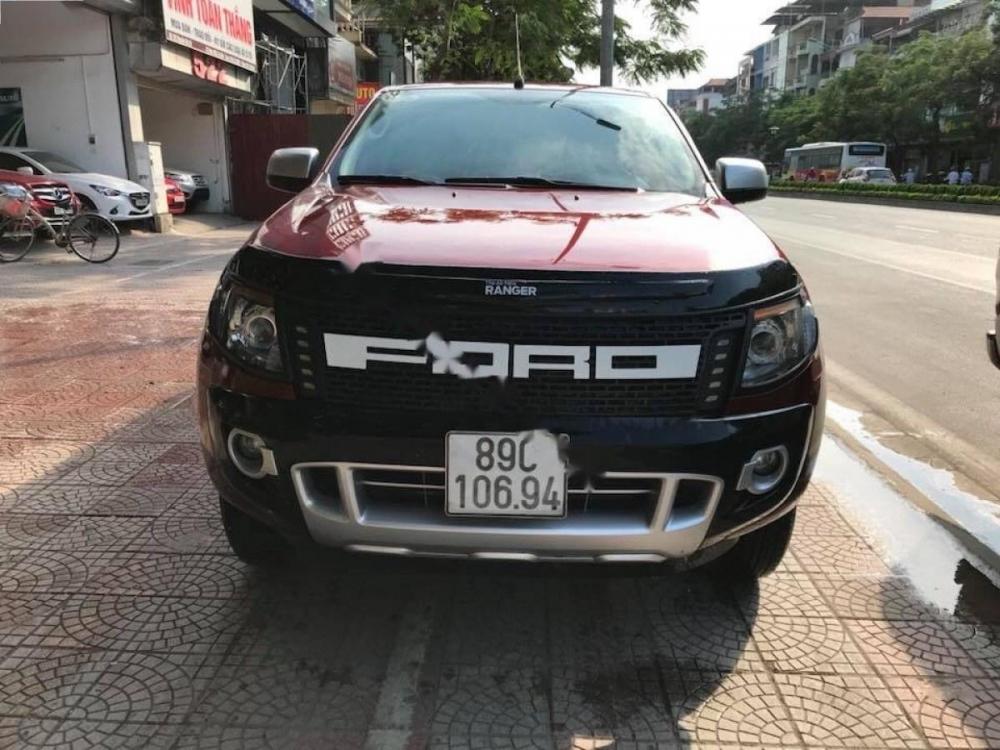 Ford Ranger XLS 2.2L 4x2 AT 2014 - Cần bán gấp Ford Ranger XLS đời 2014, màu đỏ, giá chỉ 545 triệu