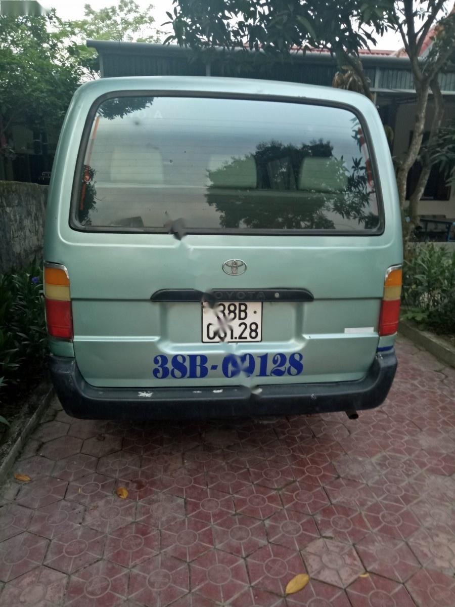 Toyota Hiace 2000 - Cần bán gấp Toyota Hiace 2000, màu xanh lam, giá tốt