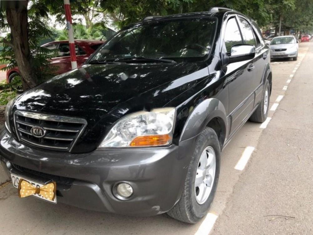 Kia Sorento 2.5 AT CRDi 2008 - Bán xe Kia Sorento 2.5 AT CRDi 2008, màu đen, nhập khẩu  