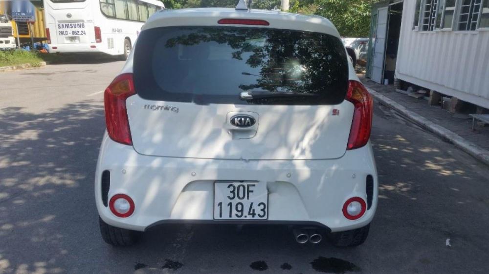 Kia Morning Si AT 2016 - Cần bán xe Kia Morning Si AT đời 2016, màu trắng chính chủ, giá 369tr