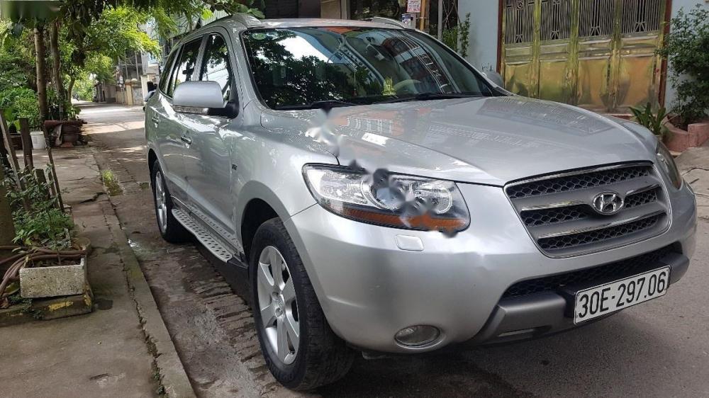 Hyundai Santa Fe SLX 2009 - Bán Hyundai Santa Fe SLX đời 2009, màu bạc, nhập khẩu Hàn Quốc chính chủ