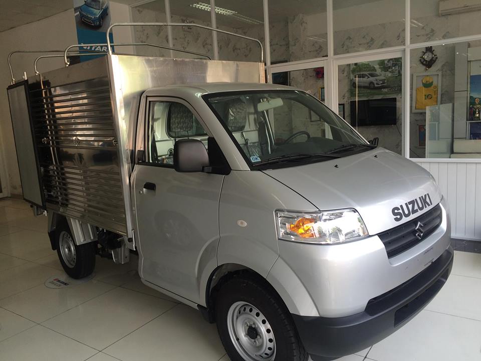 Suzuki Super Carry Pro 2018 - Bán xe Carry Pro thùng kín, thùng mui bạt 750kg, xe nhập khẩu nguyên chiếc- Máy lạnh zin, xe có sẵn, giao ngay