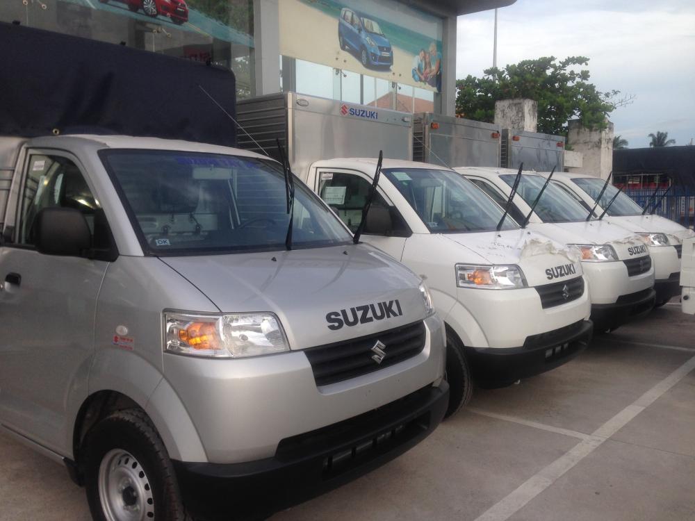 Suzuki Super Carry Pro 2018 - Bán xe Carry Pro thùng kín, thùng mui bạt 750kg, xe nhập khẩu nguyên chiếc- Máy lạnh zin, xe có sẵn, giao ngay