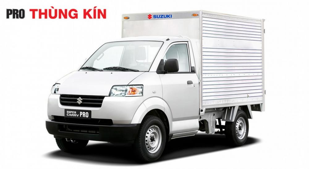 Suzuki Super Carry Pro 2018 - Bán xe Carry Pro thùng kín, thùng mui bạt 750kg, xe nhập khẩu nguyên chiếc- Máy lạnh zin, xe có sẵn, giao ngay