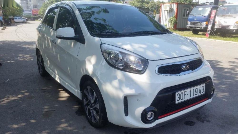 Kia Morning Si AT 2016 - Cần bán xe Kia Morning Si AT đời 2016, màu trắng chính chủ, giá 369tr